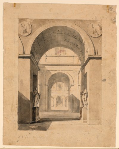 Stage Design, Palace Courts by Unknown artist