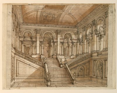 Stage Design, Palace Interior by Unknown artist