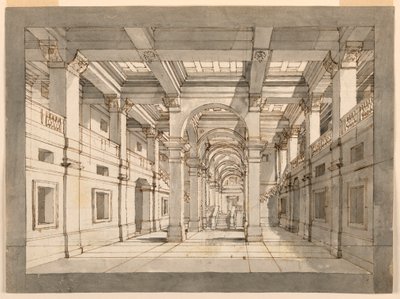Stage Design, Palace Interior by Unknown artist