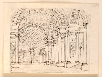 Stage Design, Palace Interior by Unknown artist