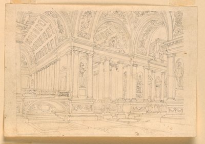 Stage Design, Palace Interior by Unknown artist