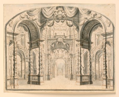 Stage Design: Palace Interior by Unknown artist