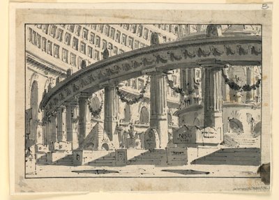 Stage Design, Palace Interiors by Unknown artist