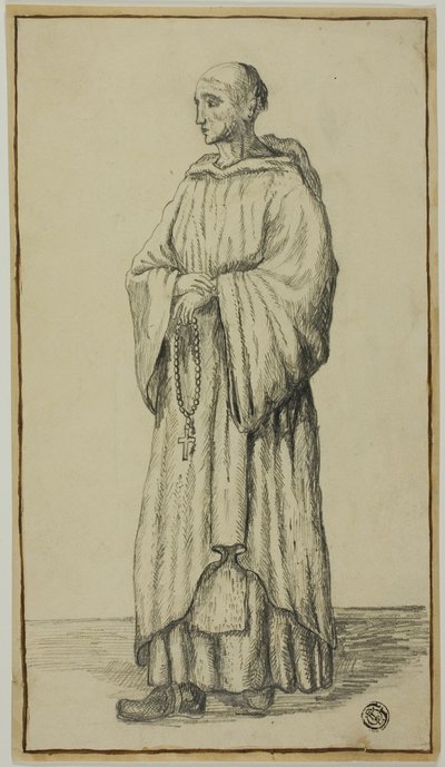 Standing Monk by Unknown artist