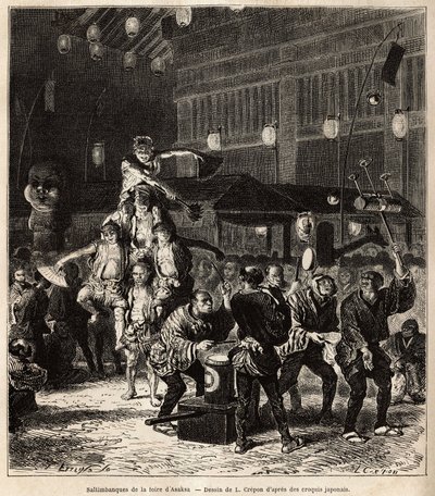 Street Saltims at the Asaksa Fair by Unknown artist
