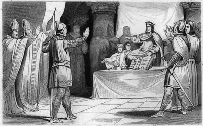 Succession of Louis 1st the Pious or the Debonnaire, 816: The Emperor of the West by Unknown artist