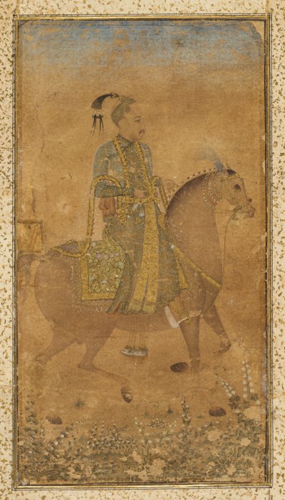 Sultan Abdullah Qutb Shah (1614-74) on Horseback by Unknown artist