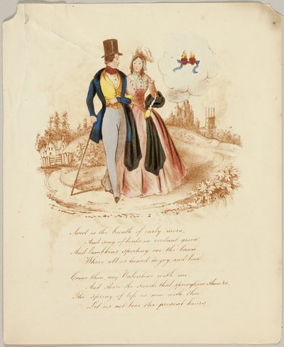 Sweet is the Breath of Early Morn (valentine) by Unknown artist