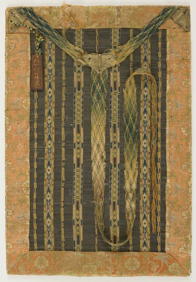 Textile Wrapper for Jingoji Sutras by Unknown artist