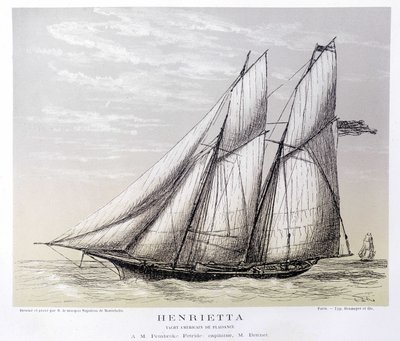 The American Yacht Henrietta - in 