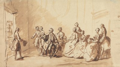 The Arrival of Prince Frederick from Hanover in 1728 by Unknown artist