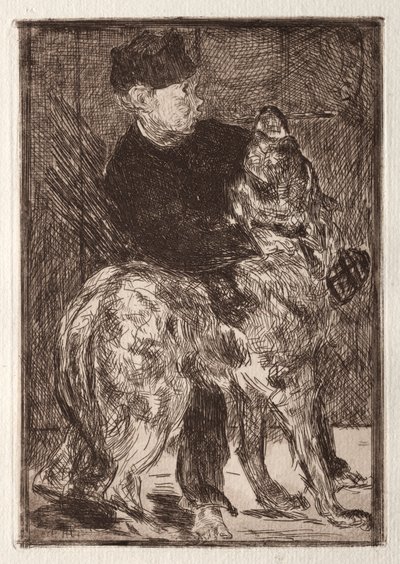 The Boy with a Dog by Unknown artist