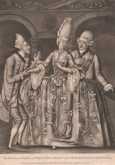 The Double Attack, or French Politeness not a Match for English Assurance by Unknown artist