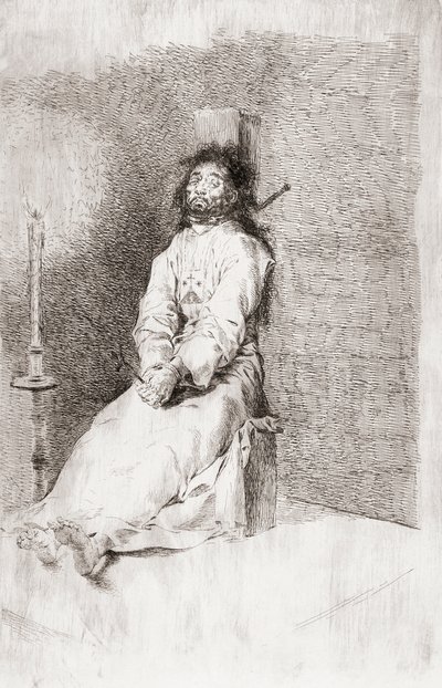The Garrotted Man, c.1780 by Unknown artist