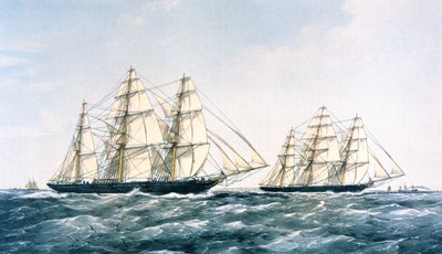 The Great Clipper Ship Race of 1866 between the 