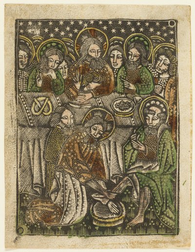 The Last Supper and Christ Washing the Feet of the Apostles by Unknown artist