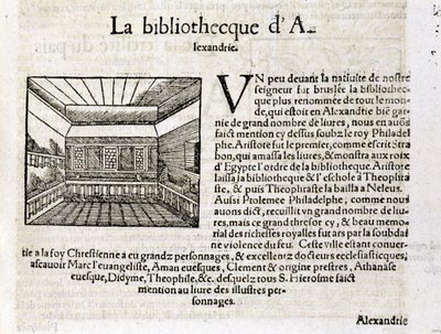 The Library of Alexandria - in 