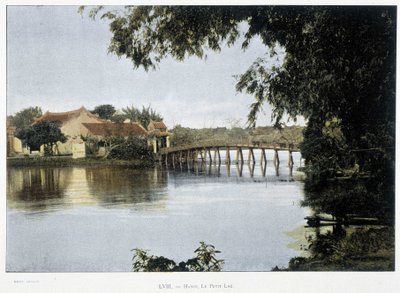 The Little Lake in Hanoi - in “Around the World”, late 19th century by Unknown artist