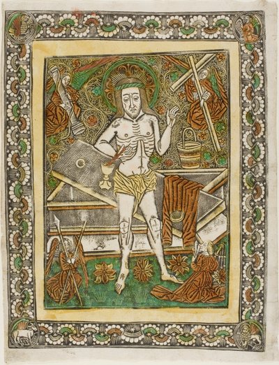 The Man of Sorrows with Four Angels by Unknown artist
