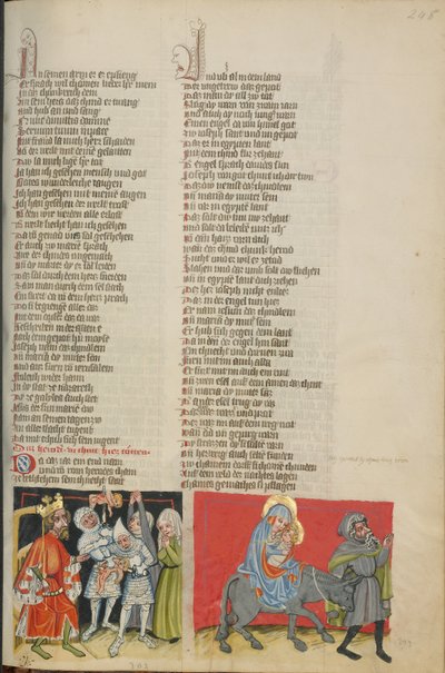 The Massacre of the Innocents; The Flight into Egypt by Unknown artist