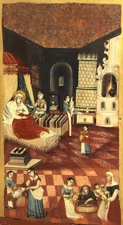 The Nativity of the Virgin by Unknown artist