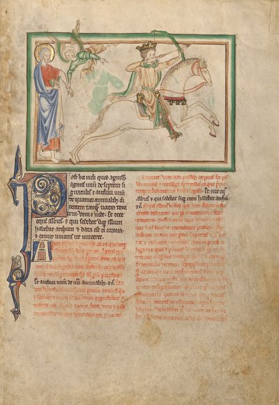 The Opening of the First Seal: The First Horseman by Unknown artist