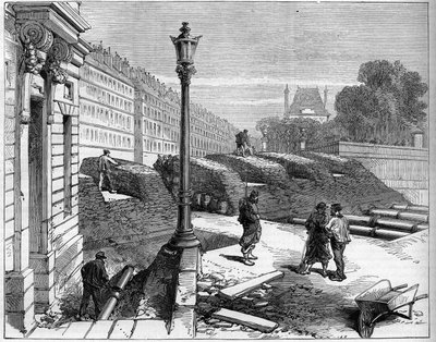 The Paris Commune in 1871. Barricade of the Federates at the Corner of Rue de Rivoli and Place de la Concorde by Unknown artist