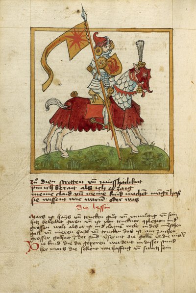 The Planet Mars as an Armored Knight on Horseback by Unknown artist
