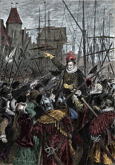 The Prince of Orange at Toulouse - Prince William III of Orange Nassau, King of England in Toulouse by Unknown artist