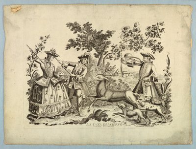 The Stag Hunt by Unknown artist