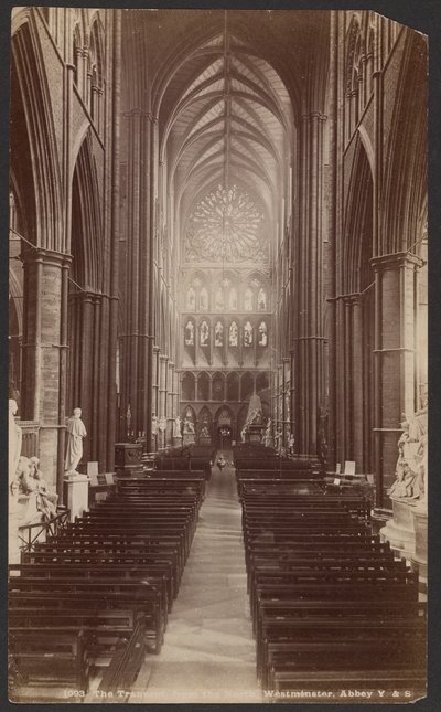 The Transept, from the North, Westminster Abbey by Unknown artist