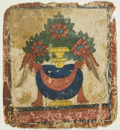 The Treasure Vase (Bumpa), from a Set of Initiation Cards (Tsakali) by Unknown artist