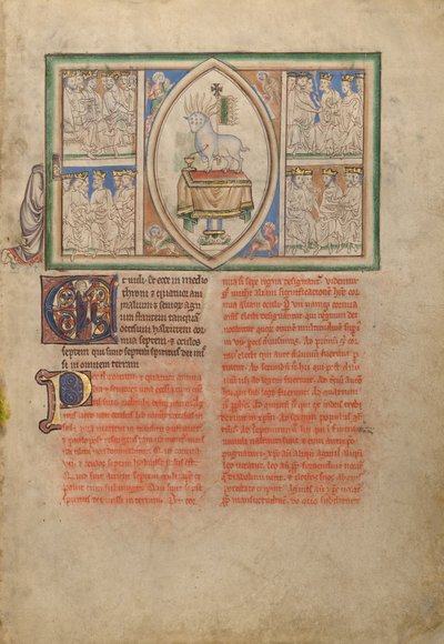 The Vision of the Lamb in the Midst of the Four Living Creatures and the Twenty-Four Elders by Unknown artist