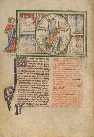 The Vision of the Throne of God and the Twenty-Four Elders by Unknown artist