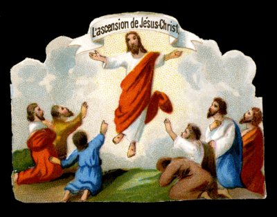The ascension of Christ to the Garden of Olives before the Apostles by Unknown artist