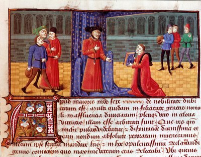 The author presents his work. Page from 