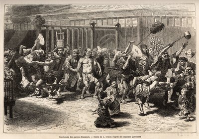 The bacchanal of the brewers, on New Year