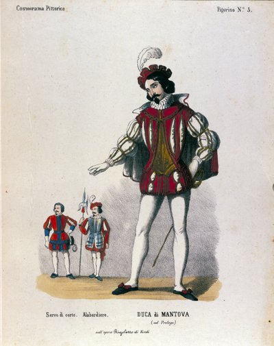 The character of the Duke of Mantua in the opera 