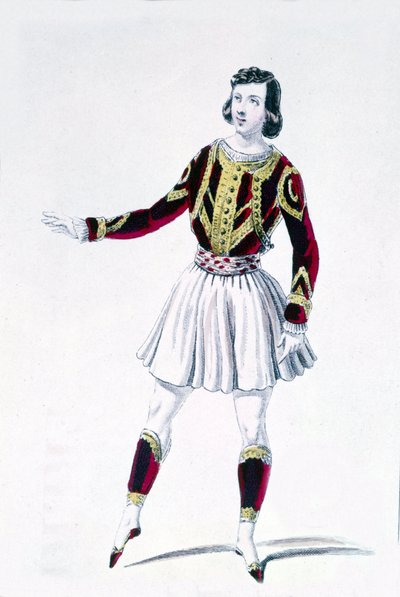 The dancer and choreographer Marius Petipa (1818-1910) in The Rights of the Lord by Unknown artist