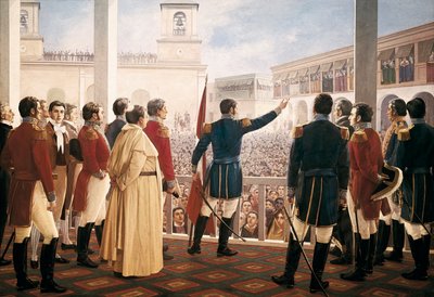 The Declaration of Independence of Peru by Unknown artist