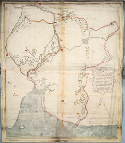 The description of the castle and lands of Insbeguin lying within 3 miles of Yohall on the west side thereof by Unknown artist