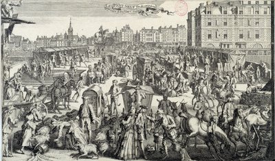 The Embarrassment of the Pont Neuf in Paris by Unknown artist