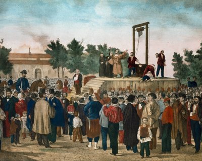 The Execution of Felice Orsini and Pieri by Unknown artist