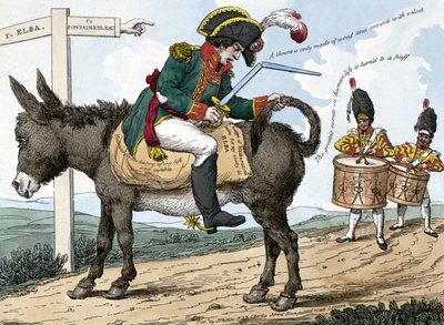 The Journey of a Modern Hero to the Island of Elba by Unknown artist