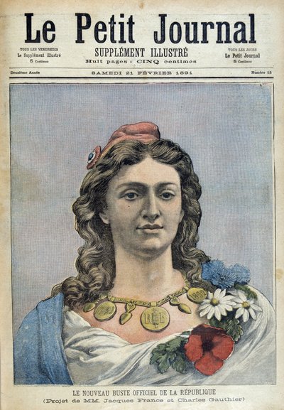 The new official bust of the Republic (Marianne) - in 