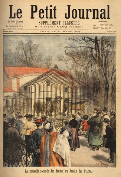 The new rotunda of the beasts in the garden of plants in Paris by Unknown artist