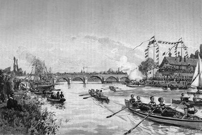 The school regattas of Joinville le Pont by Unknown artist
