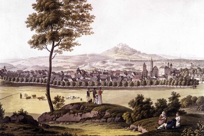 The town of Toeplitz (Toplitz) in Bohemia at the end of the 18th century by Unknown artist