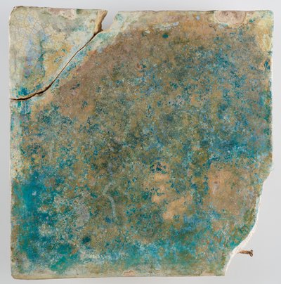 Tile, Large, Square. One Corner Repaired by Unknown artist
