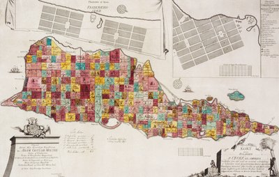 Reliable Map of the Island of St. Croix in America, Copenhagen, 1754 by Unknown artist